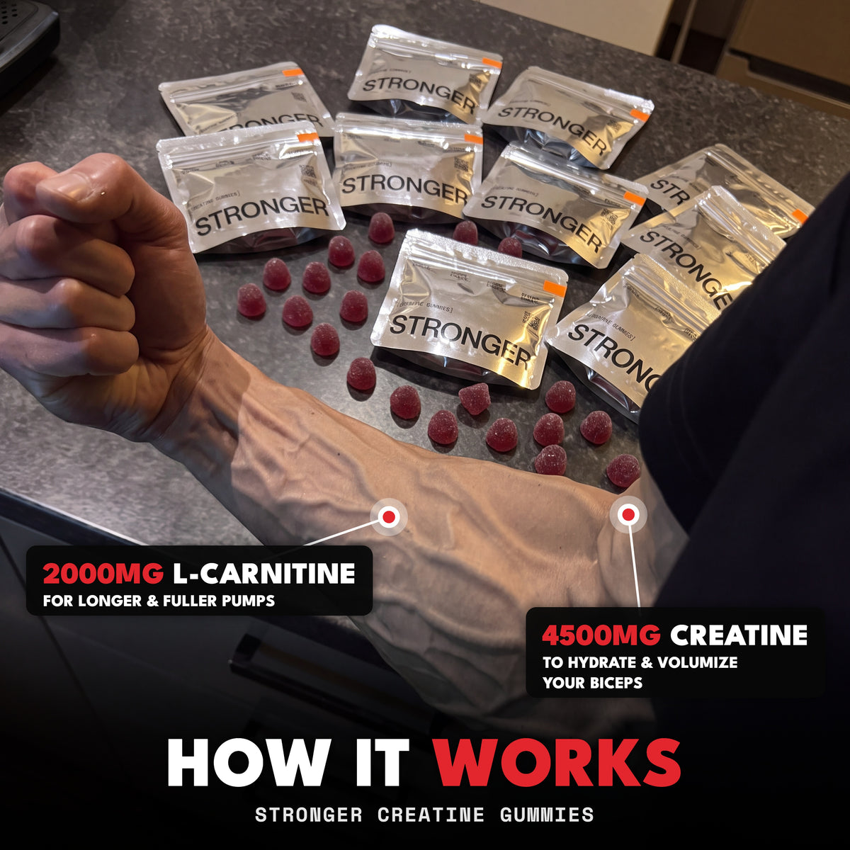STRONGER Creatine Gummies