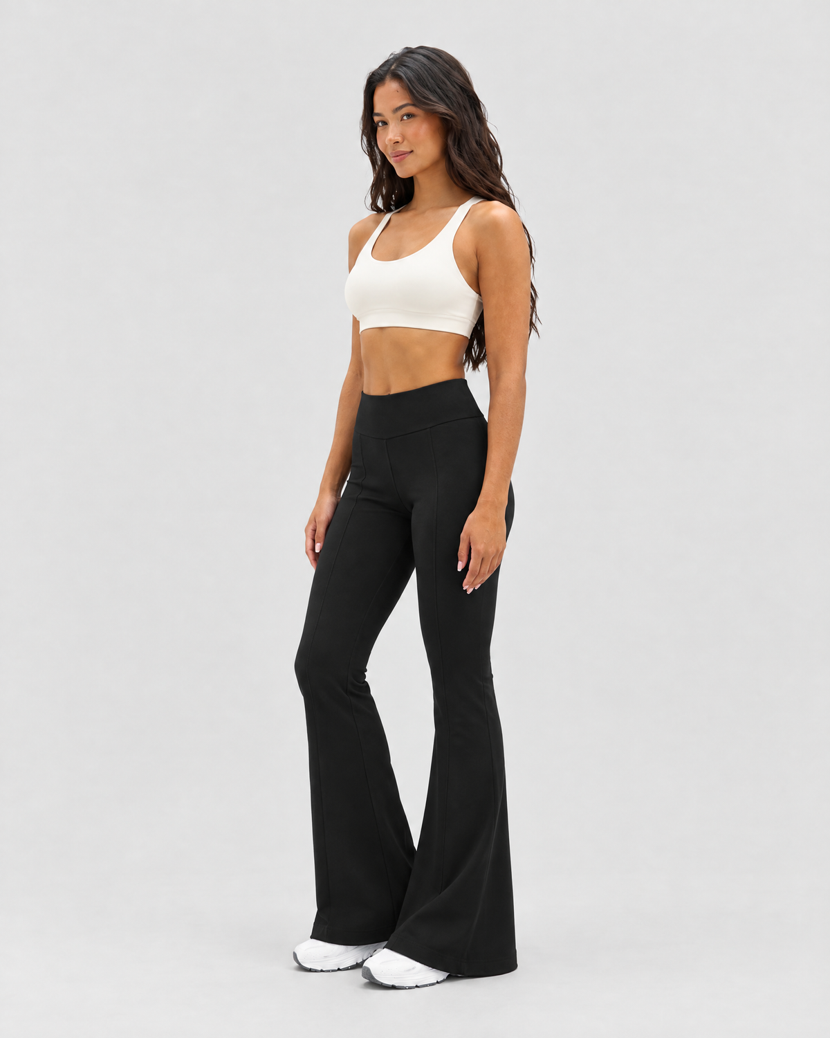 STRONGER Sculpt Flare Pants in Midnight