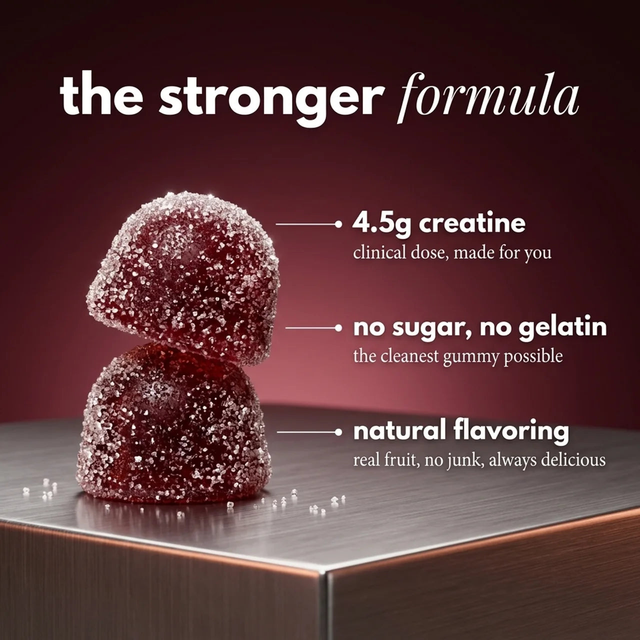STRONGER ® Creatine Gummies